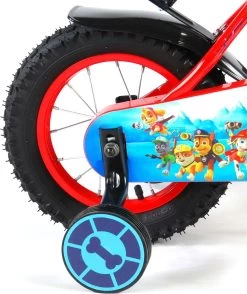 Volare Paw Patrol Kinderfiets - Jongens - 12 Inch - Rood/Blauw -Fietsonderdelen Winkel 1007x1200