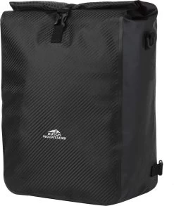 Dutch Mountains Enkele Fietstas | Rugzak | 100% Waterdicht | Fietstas, Schoudertas En Rugtas In 1 | 28 Liter | Carbon / Zwart