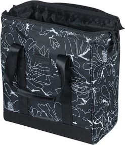 Basil Grand Flower Fietsshopper - Enkele Fietstas - 23 Liter - Zwart -Fietsonderdelen Winkel 1034x1200 2