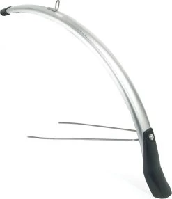 Eurofender Voorspatbord Snello 28 Inch 46 Mm Kunststof Zilver