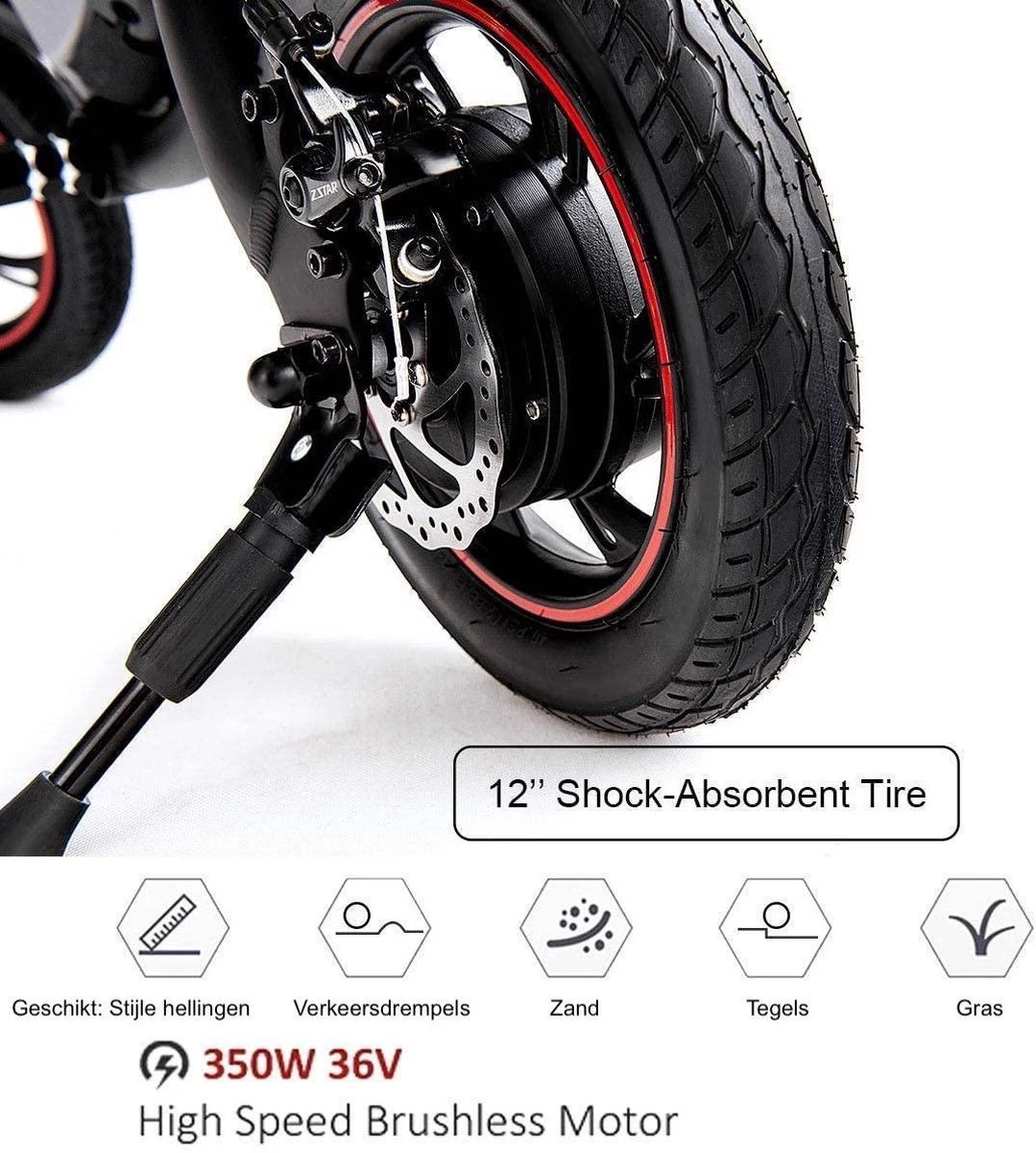 Windgoo B3 | Elektrische Mini-scooter | Opvouwbaar 10 Windgoo B3 | Elektrische Mini-scooter | Opvouwbaar - Afbeelding 10