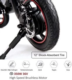 Windgoo B3 Mini-scooter - Opvouwbare Fiets - Zwart 13 Windgoo B3 Mini-scooter - Opvouwbare Fiets - Zwart -Fietsonderdelen Winkel 1080x1200