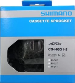 Shimano Casette Altus Cs-hg31 8s 11-34t Zwart -Fietsonderdelen Winkel 1087x1200 1