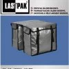 Lastpak Bisonyl Dubbele Fietstas - 46 L - Zilver
