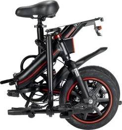 OUXI - V5 - 16 Inch - Elektrische Fiets - E Bike - Elektrische Vouwfiets - APP IOS/ Android - 500W Motor - 15Ah Lithuim Ion Batterij - Zwart -Fietsonderdelen Winkel 1127x1200