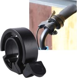 Merkloos Fietsbel – Ring Fietsbel - Aluminium Fietsbel - Classic Fietsbel - Fietsbel Small 15mm – Zwart