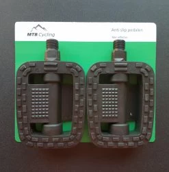 Fiets Pedalen - Anti Slip - Trappers Voor Fiets Met Reflector - 14.2mm Schroefdraad - 9/16 Inch -Zwart -Fietsonderdelen Winkel 1181x1200