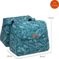 New Looxs Forest Joli Dubbele Fietstas - 37 Liter - Blauw -Fietsonderdelen Winkel 1198x1200 6