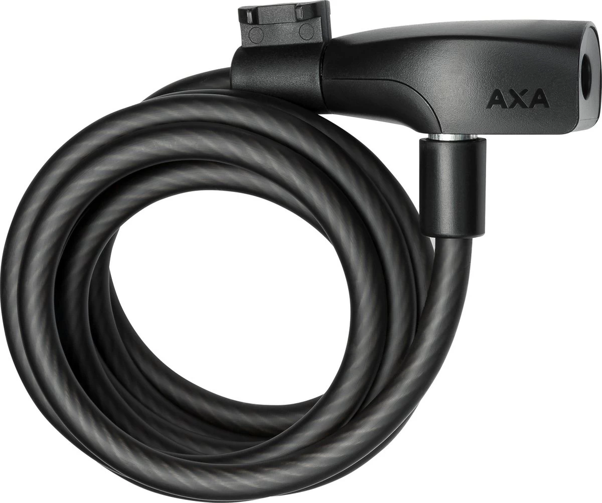 AXA Resolute 8/180 Kabelslot – Slot Voor Fietsen - Gebruiksvriendelijk - 180 Cm Lang - Diameter 8 Mm - Zwart 7 AXA Resolute 8/180 Kabelslot – Slot Voor Fietsen - Gebruiksvriendelijk - 180 Cm Lang - Diameter 8 Mm - Zwart - Afbeelding 7