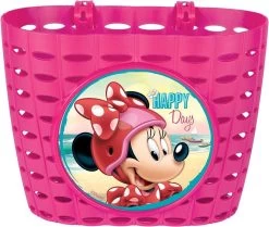 Marvel Disney Fietsmand Minnie Mouse Junior 20 Cm Roze