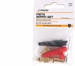Benson Verloopnippel Set Alle Fietsventielen - Ballen - Luchtbed - 6 Delig -Fietsonderdelen Winkel 1200x1043 2