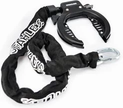 Stahlex Ringslot + Insteekketting 5.5mm X 90cm | Zwart