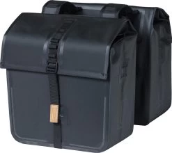 Basil Urban Dry Dubbele Fietstas - Zwart - 50 Liter