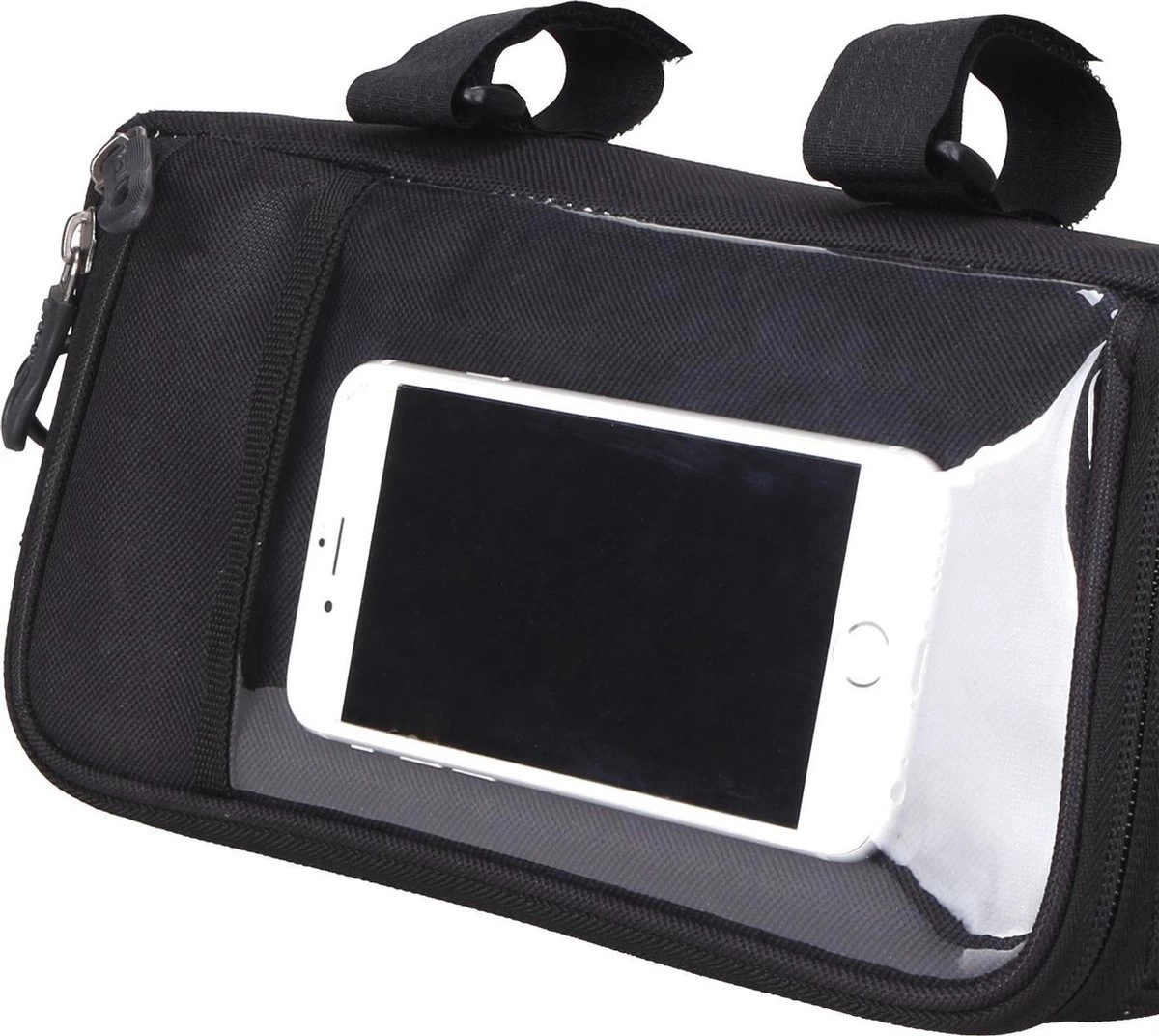 B Soul - Stuurtas - Draagtas - Waterdicht - Zwart - Fietstas Stuur Stuurtas Voor Fiets Met Smartphone - Kaarthouder 9 B Soul - Stuurtas - Draagtas - Waterdicht - Zwart - Fietstas Stuur Stuurtas Voor Fiets Met Smartphone - Kaarthouder - Afbeelding 9