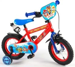 Volare Paw Patrol Kinderfiets - Jongens - 12 Inch - Rood/Blauw -Fietsonderdelen Winkel 1200x1079