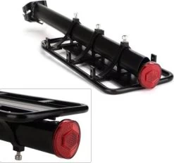 Merkloos Bagagedrager Fiets - Bagagerek Met Zadelpenbevestiging - Aluminium - Zwart - Geschikt Voor Mountainbike & Racefiets -Fietsonderdelen Winkel 1200x1126