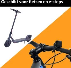 Andabo - Fietsbel - Airtag - Apple Airtag - Anti Diefstal - Tracker - Fietsaccessoire - Elektrische Step - Gps - Inclusief Schroevendraaier- Zwart -Fietsonderdelen Winkel 1200x1157 1