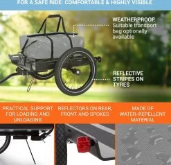 Cargo Bull Travel Aanhangwagen 40kg Fietsaanhanger Zwart/hout -Fietsonderdelen Winkel 1200x1158 14