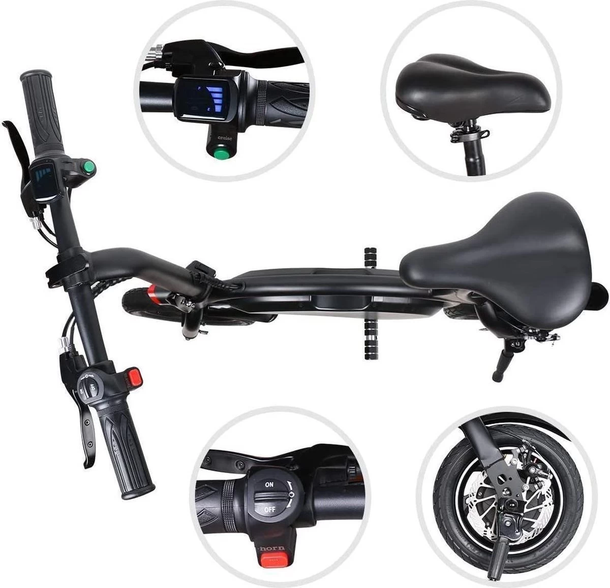 Windgoo B3 | Elektrische Mini-scooter | Opvouwbaar 9 Windgoo B3 | Elektrische Mini-scooter | Opvouwbaar - Afbeelding 9