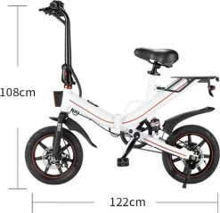 OUXI - V5 - 16 Inch - Elektrische Fiets - E Bike - Elektrische Vouwfiets - APP IOS/ Android - 500W Motor - 15Ah Lithuim Ion Batterij - Zwart -Fietsonderdelen Winkel 1200x1160 1