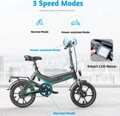 HITWAY Elektrische Fiets - Opvouwbare E-bike - 16 Inch-250W-2023 Model -Fietsonderdelen Winkel 1200x1160