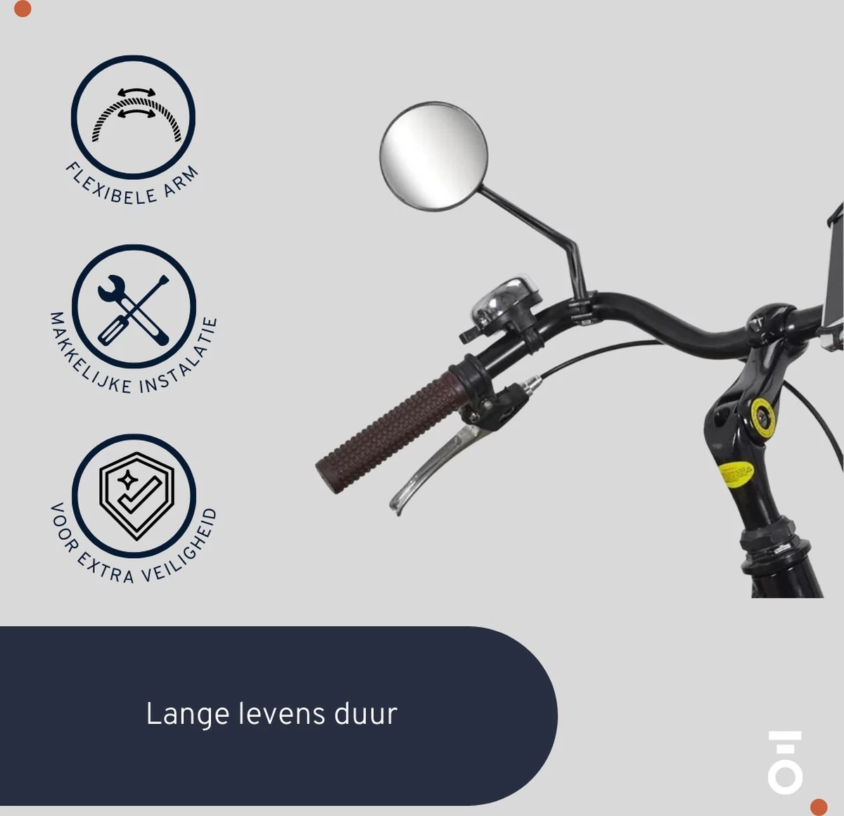 Fietsspiegel - Fietsspiegel EBike - Achteruitkijkspiegel - Flexibel - Flexibele Arm - Universele Verstelbare Fietsspiegel-Fiets Spiegel - Fietsspiegel Op Stuur - Electrische Fiets - 3 Fietsspiegel - Fietsspiegel EBike - Achteruitkijkspiegel - Flexibel - Flexibele Arm - Universele Verstelbare Fietsspiegel-Fiets Spiegel - Fietsspiegel Op Stuur - Electrische Fiets - - Afbeelding 3