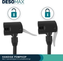 Fietspomp Met Drukmeter Voor Alle Ventielen Dubelle Pompkop - Racefiets Geschikt - Staande Pomp Voor Fiets Met Manometer - Ook Voor Bal En Luchtbed -Fietsonderdelen Winkel 1200x1163 8