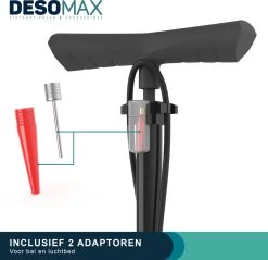 Fietspomp Met Drukmeter Voor Alle Ventielen Dubelle Pompkop - Racefiets Geschikt - Staande Pomp Voor Fiets Met Manometer - Ook Voor Bal En Luchtbed -Fietsonderdelen Winkel 1200x1163 9