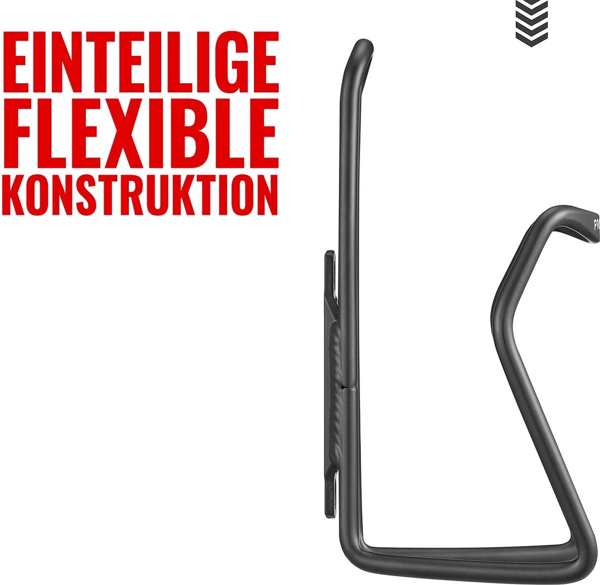 PRO BIKE TOOL Bidonhouder - Modern Buisontwerp - Mat Zwart - Stevige Bidonhouder, Ideaal Voor Racefietsen En Mountainbikes. 4 PRO BIKE TOOL Bidonhouder - Modern Buisontwerp - Mat Zwart - Stevige Bidonhouder, Ideaal Voor Racefietsen En Mountainbikes. - Afbeelding 4