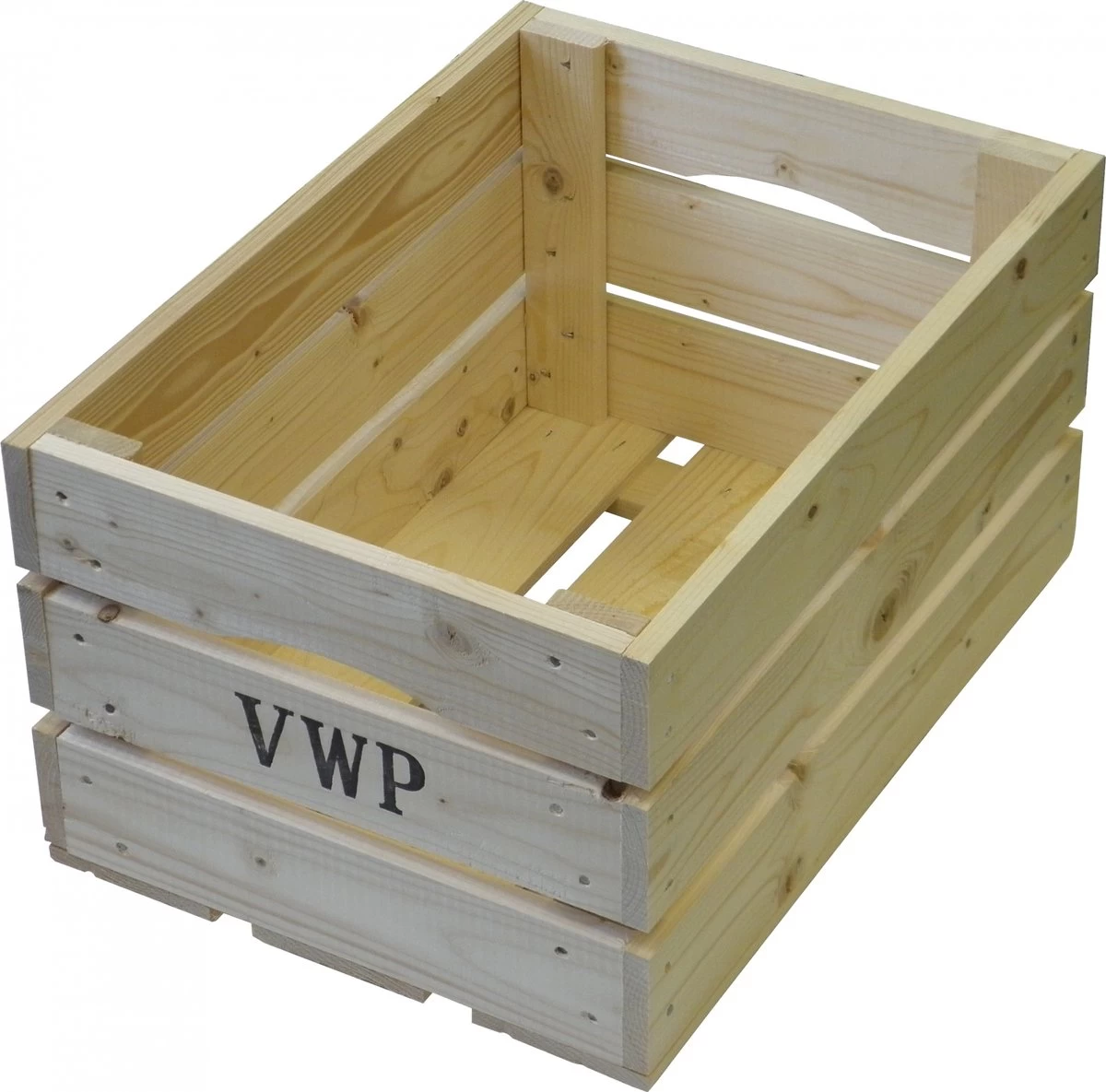 Vwp Fietskrat - Hout - 40 Liter- Naturel 1 Vwp Fietskrat - Hout - 40 Liter- Naturel