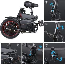 Windgoo B-20 Elektrische Vouwfiets - Snelheid 20 Km/h - 15 Km Bereik - Schijfremmen -Fietsonderdelen Winkel 1200x1187