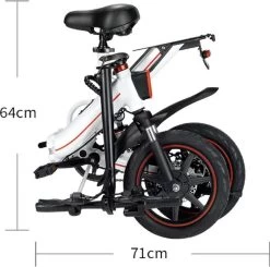 OUXI - V5 - 16 Inch - Elektrische Fiets - E Bike - Elektrische Vouwfiets - APP IOS/ Android - 500W Motor - 15Ah Lithuim Ion Batterij - Zwart -Fietsonderdelen Winkel 1200x1191