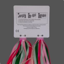Entergoods® Stuurslingers - Fiets Versiering Kinderen - Stuurversiering Slingers - Handvat Streamers Voor Meisjes - Streamers Voor Jongens - Roze Groen Franjes - 2 Stuks - 24 CM - Stuurslingers Voor Kinderfiets -Fietsonderdelen Winkel 1200x1193 13