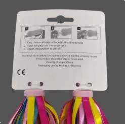 Entergoods® Stuurslingers - Fiets Versiering Kinderen - Stuurversiering Slingers - Handvat Streamers Voor Meisjes - Vrolijke Franjes - 2 Stuks - 24 CM - Stuurslingers Voor Kinderfiets -Fietsonderdelen Winkel 1200x1193 7