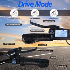 Elektrische Fiets E-Fietsen | E-bike- 26 Inch - Volwassen 250w Elektrische Fiets Volwassen-BK1-Wit -Fietsonderdelen Winkel 1200x1200 129