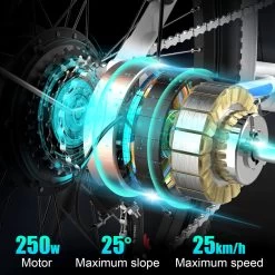 Hitway Elektrische Fiets | E-bike Damesfiets | 26 Inch | 250W Motor | Wit -Fietsonderdelen Winkel 1200x1200 138