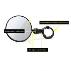 2 Stuks | Fiets Spiegel Fietsaccessoires | Achteruitkijkspiegel Stuur 360 Graden Groothoek -Fietsonderdelen Winkel 1200x1200 207