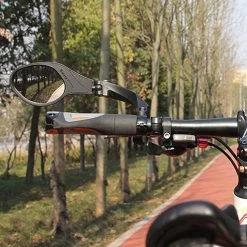 Merkloos Fietsspiegel Ebike Universeel - Zwart - Linker Spiegel - Verstelbaar - Universele Fietsspiegel - Fietsspiegel Op Stuur - Links - Fietsspiegel Achteruitkijk Spiegel - Fietsspiegels Electrische Fiets -Fietsonderdelen Winkel 1200x1200 236