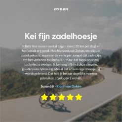 Dyken Zadelhoes Fiets Gel - Zadeldek - Universele Fietszadelhoes - Smalle Zadels - Zwart -Fietsonderdelen Winkel 1200x1200 374