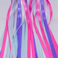 Entergoods® Fietsversiering Kinderfiets- Stuurslingers En Spaakkralen - Combi/Set - Fietsversiering Kinderen - Prinsessen Streamers Stuur + Spaakkralen Ster -Fietsonderdelen Winkel 1200x1200 507