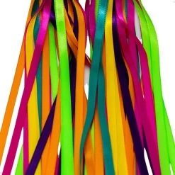 Entergoods® Stuurslingers - Fiets Versiering Kinderen - Stuurversiering Slingers - Handvat Streamers Voor Meisjes - Streamers Voor Jongens - Groen Oranje Paarse Franjes - 2 Stuks - 24 CM - Stuurslingers Voor Kinderfiets -Fietsonderdelen Winkel 1200x1200 510