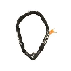 Xolid Kettingslot Met 3x Sleutel Incl. 1x LED - Solid Pantserslot Uit Gehard Staal - Gebruik Slot Lock Motor Scooter Fiets Motorslot Scooterslot - Alternatief Voor Ketting Ringslot Cijferslot Kabelslot Beugelslot - Lengte 100CM Dikte 8MM - Zwart -Fietsonderdelen Winkel 1200x1200 534