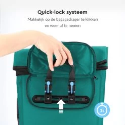 Dyken Fietstas Enkele - Waterdicht - Fietsrugzak - Schoudertas - 25L - Turquoise -Fietsonderdelen Winkel 1200x1200 633