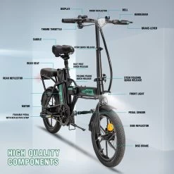 Hitway BK5 Elektrische Fiets | Opvouwbare E-bike | 16 Inch | Hitway BK5 250W Motor | Zwart 12 Hitway BK5 Elektrische Fiets | Opvouwbare E-bike | 16 Inch | Hitway BK5 250W Motor | Zwart -Fietsonderdelen Winkel 1200x1200 72