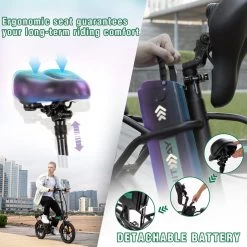 Hitway BK5 Elektrische Fiets | Opvouwbare E-bike | 16 Inch | Hitway BK5 250W Motor | Zwart 13 Hitway BK5 Elektrische Fiets | Opvouwbare E-bike | 16 Inch | Hitway BK5 250W Motor | Zwart -Fietsonderdelen Winkel 1200x1200 73