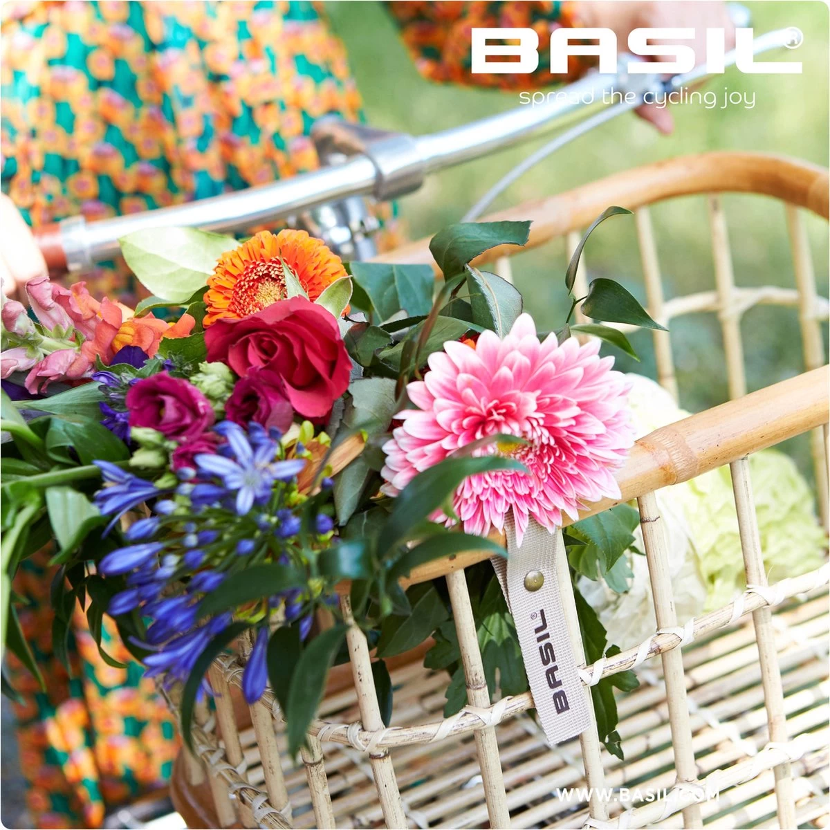 Basil Green Life Fietsmand L - Voor - Ecologisch Rotan - Large - Bruin - 30 Liter 10 Basil Green Life Fietsmand L - Voor - Ecologisch Rotan - Large - Bruin - 30 Liter - Afbeelding 10