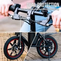 Merkloos Windgoo B20 V3- APP IOS Android - Elektrische Vouwfiets - E Bike - 7.8Ah Batterij - 250W - 14 Inch - 25 KM/H - Zwart -Fietsonderdelen Winkel 1200x1200 92