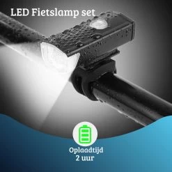 Quled Fietsverlichting USB Oplaadbaar - Oplaadbare USB Led Fietslamp - Voorlicht & Achterlicht - Waterdicht -Fietsonderdelen Winkel 1200x1200 946