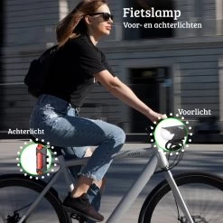 Quled Fietsverlichting USB Oplaadbaar - Oplaadbare USB Led Fietslamp - Voorlicht & Achterlicht - Waterdicht -Fietsonderdelen Winkel 1200x1200 947