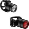 Lezyne Femto Drive Pair - Fietsverlichtingset - LED - Batterij - 15/7 Lumen- Zwart